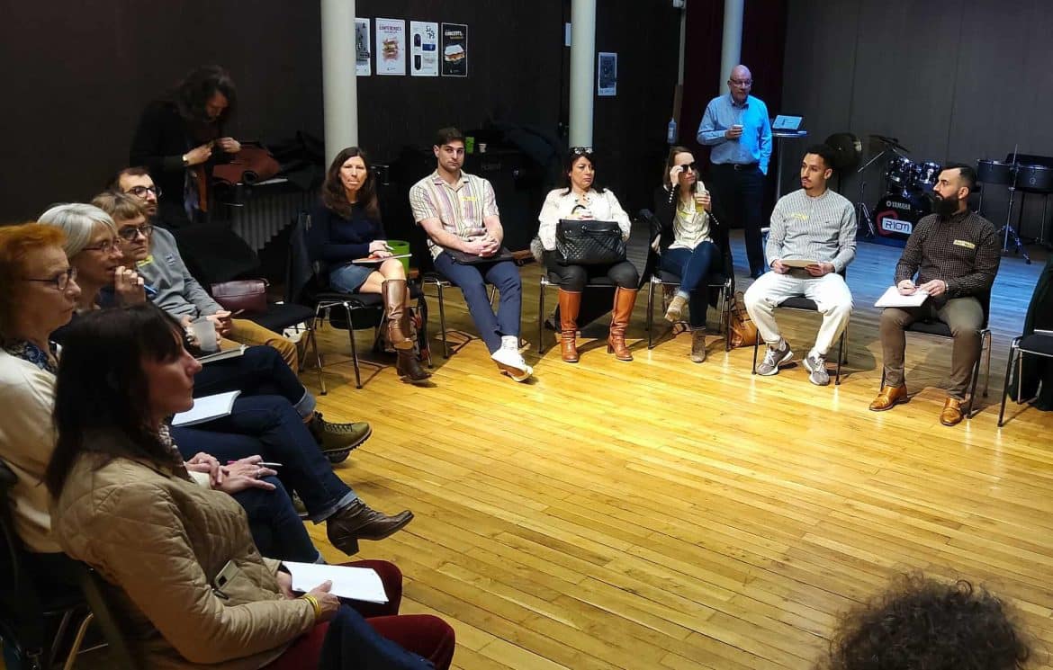 Les participants au parcours "Cap sur la sobriété"