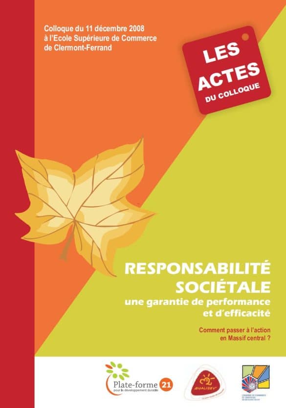 Une du programme : les actes